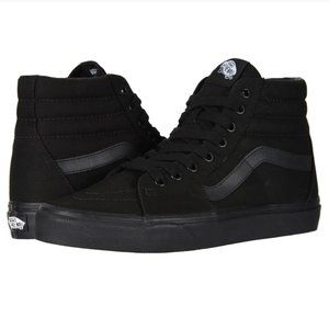 Women's High Top Black Vans, Vans SK8-Hi™ Core Classics in Black
